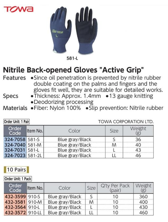 Towa Twaron Safety Gloves