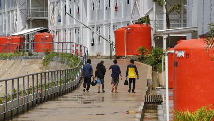 Mulai Kerja, Pekerja Konstruksi IKN Tinggal di Sini