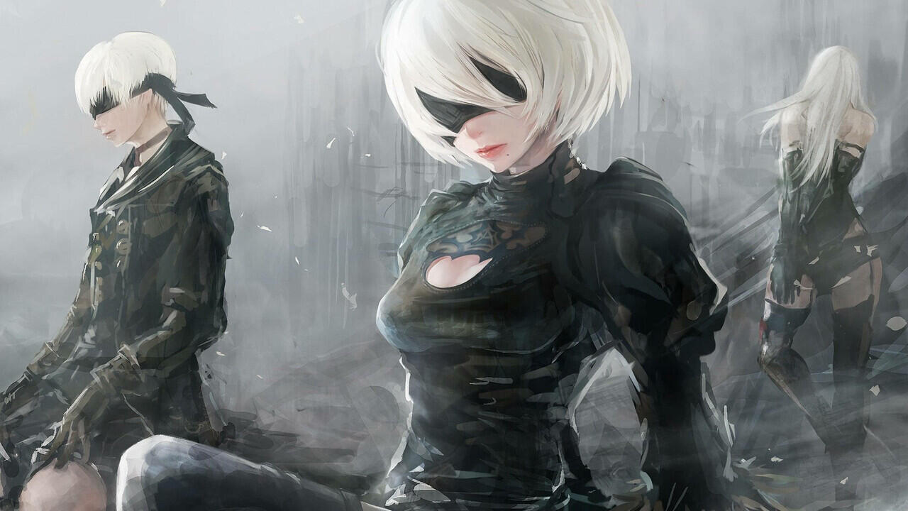 Kenapa karakter di game NieR: Automata selalu menggunakan penutup mata?