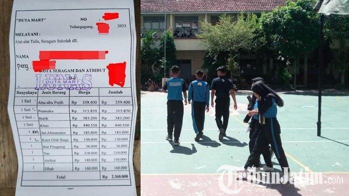 Lagi! Temuan Seragam Mahal SMA Tulungagung, Kain Putih Abu-abu Rp 575 Ribu