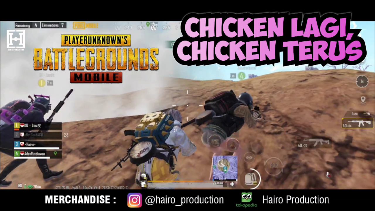 &#91;Video&#93; CHICKEN LAGI, CHICKEN TERUS - PUBG MOBILE