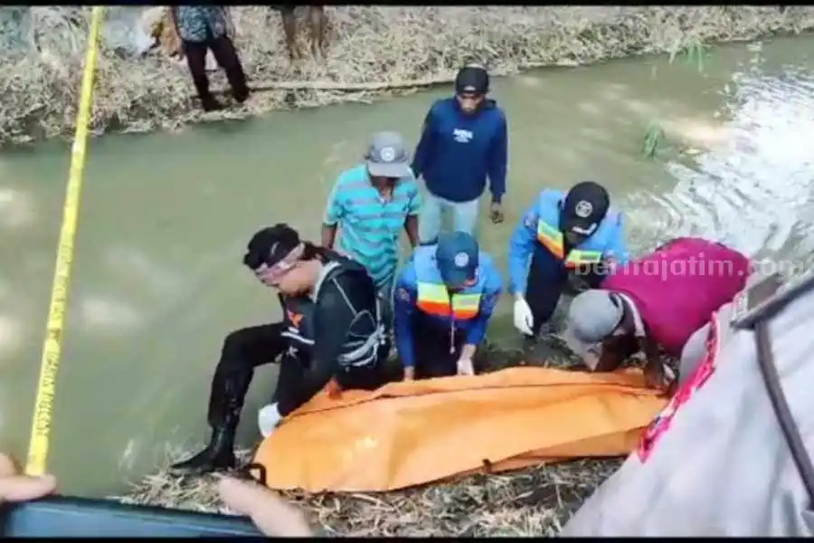 Ibu Muda di Ngawi Ditemukan Meninggal Tenggelam di Sungai