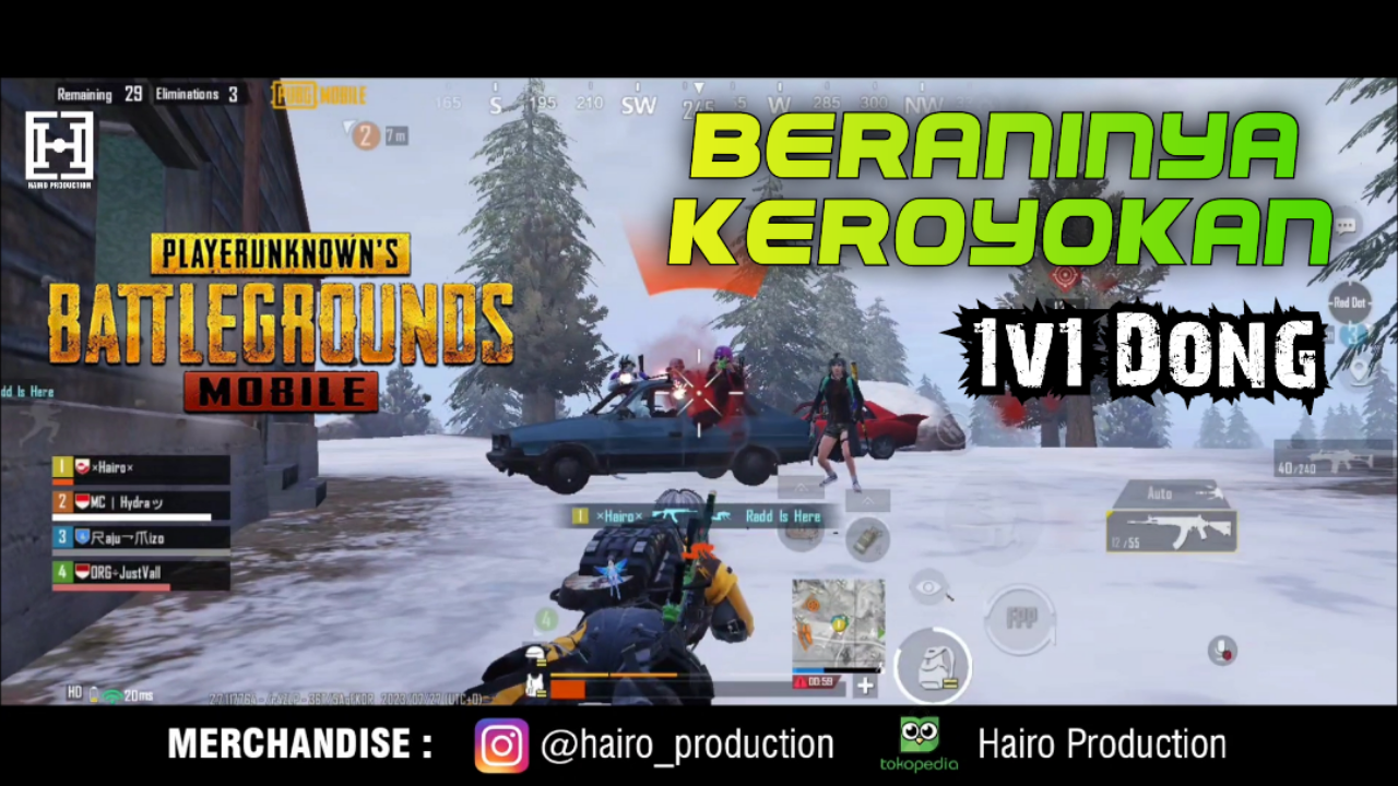 &#91;Video&#93; BERANINYA KEROYOKAN, 1V1 DONG - PUBG MOBILE