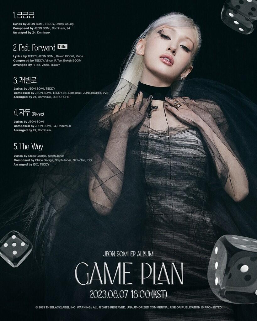 Jeon Somi Siap Rilis EP Album GAME PLAN pada 7 Agustus 2023