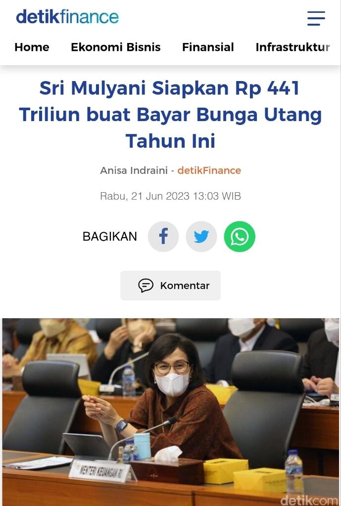 Utang Pemerintah Naik Jadi Rp7.805,19 Triliun Per Juni 2023, Ekonom ...