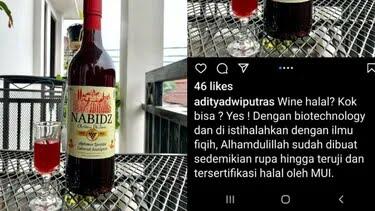 Polemik Wine Halal Hebohkan Jagat Sosmed, Begini Tanggapan MUI!