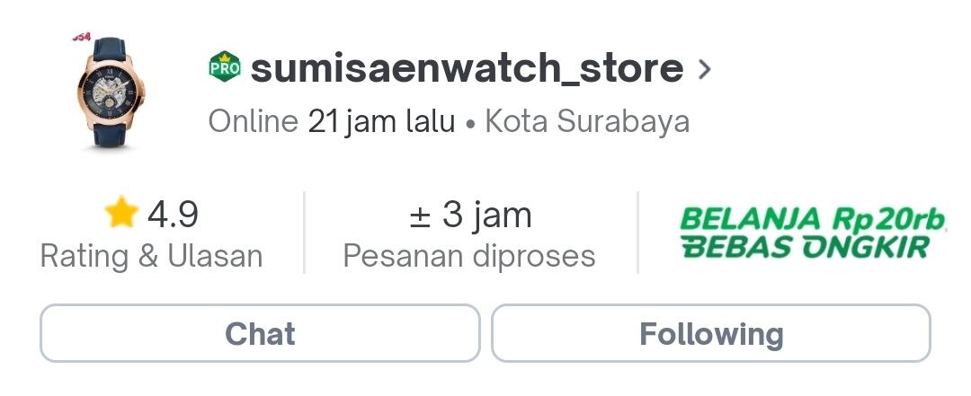 10 Rekomendasi Toko Jam Tangan Original di Tokopedia KASKUS