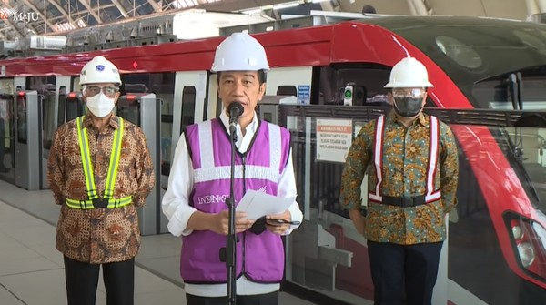 Jokowi: LRT Jabodebek Baru Tahap Pertama, Nanti Sampai Bogor-Tangerang