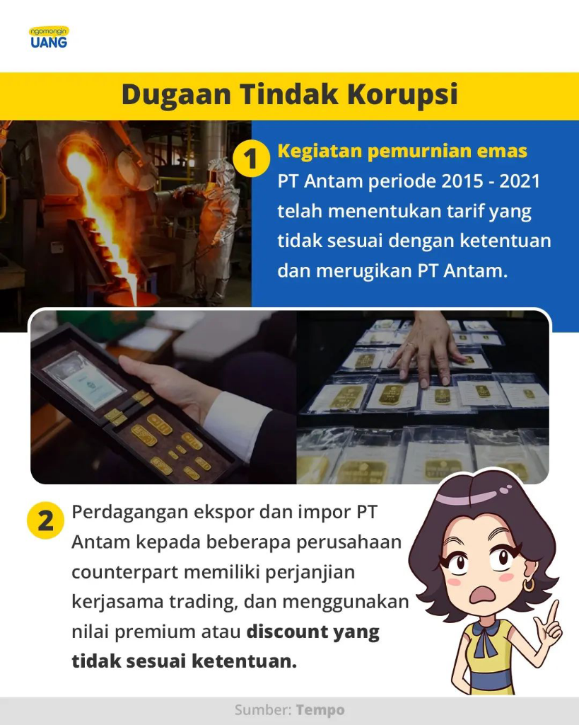 Tersangka Dugaan Kasus Korupsi Emas Telah Ditemukan &#91;Kompetisi KGPT&#93; 