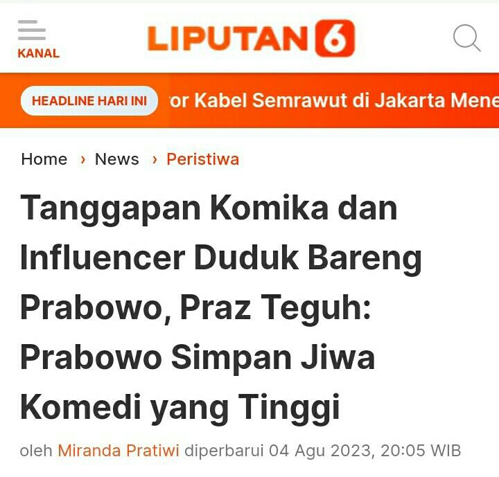 Prabowo Digeruduk Bintang Emon hingga Tretan Muslim! Ada Apa Nih?!
