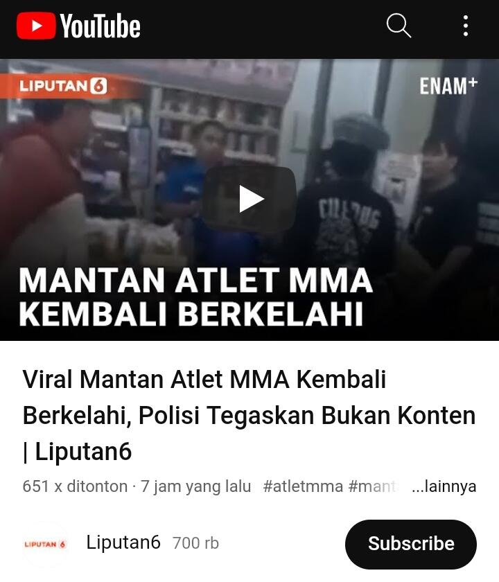 Mantan Atlet MMA Hajar 2 Pemuda di Minimarket Karena Diduga Antrian Diterobos