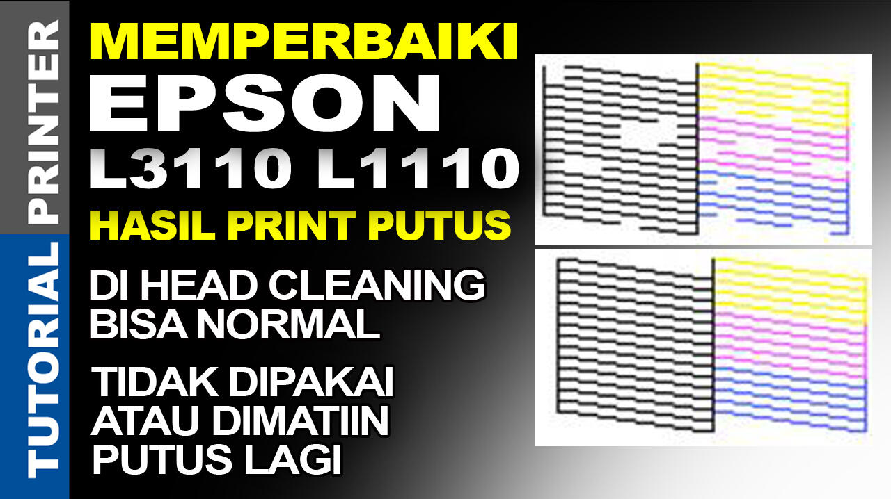 Hasil Print Bergaris Pada Printer Epson L3110 L1110 Kaskus 4366