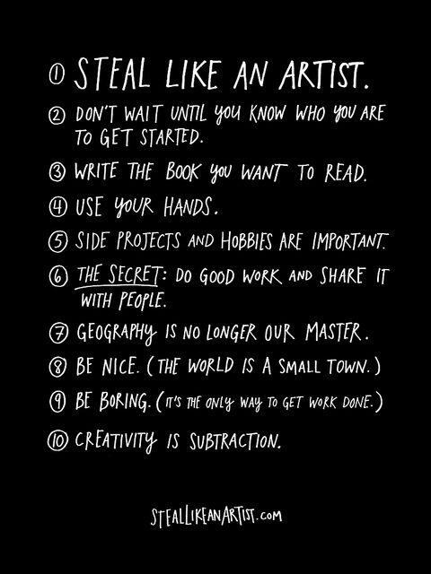 &#91;BOOK SUMMARY&#93; &quot;STEAL&quot; LIKE AN ARTIST 👀 