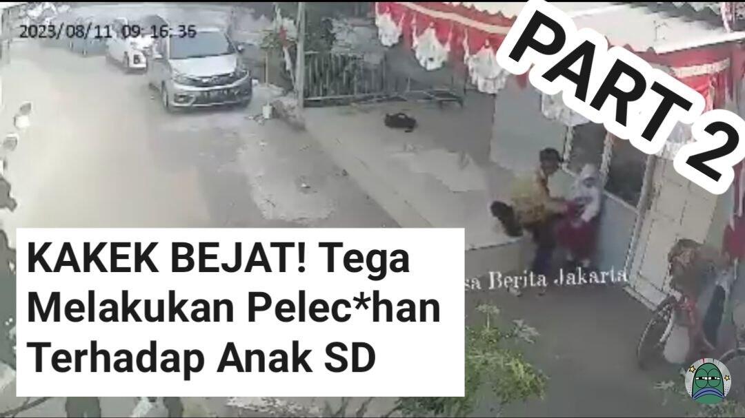 VIDEO Kakek Gerayangi Bocah SD di Jakarta Timur Viral, Aksi Mesumnya Dipergoki Warga