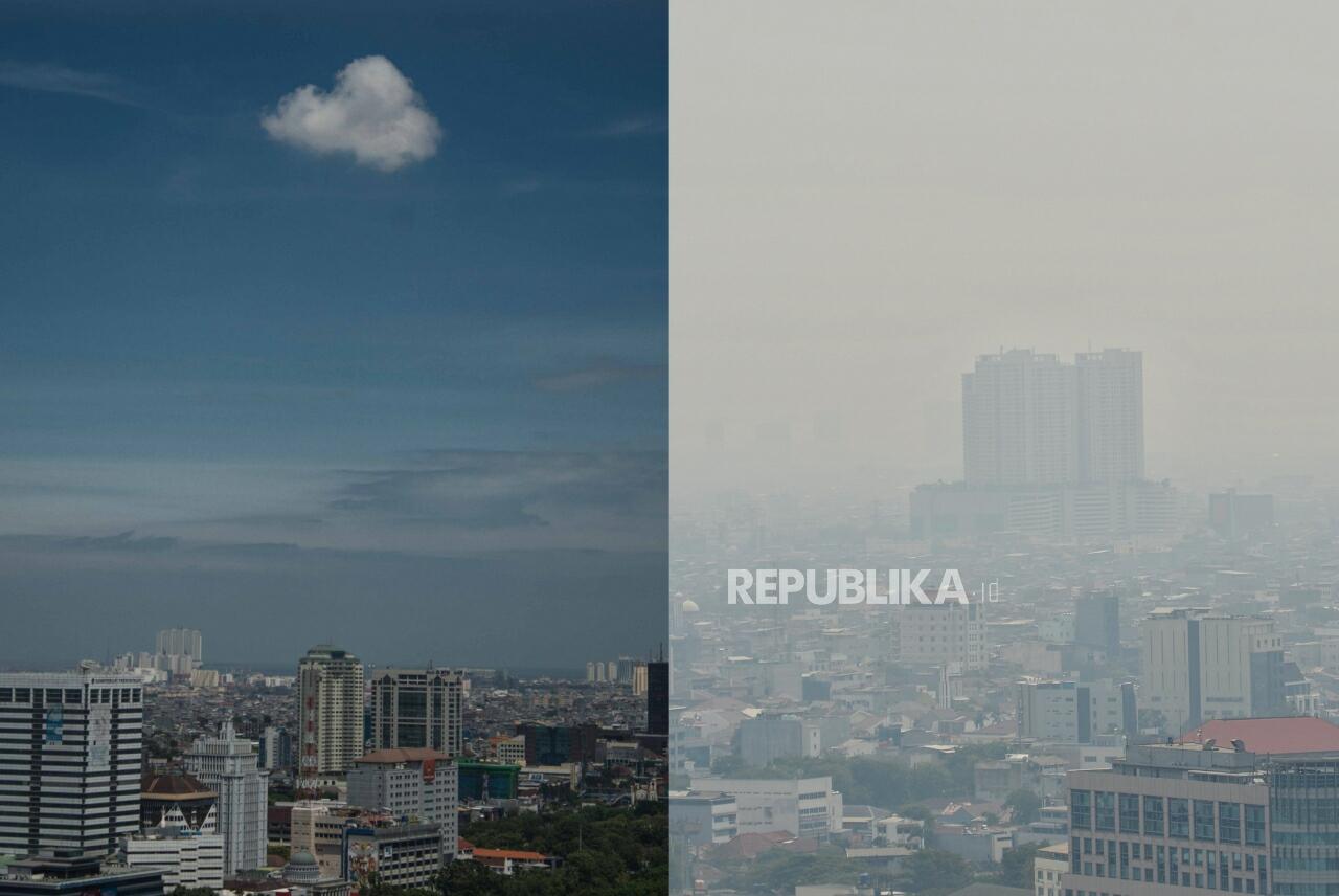 5 Potret Perbandingan Polusi Jakarta Saat Ini dan Saat Masa Pandemi! Beda Banget Gan!