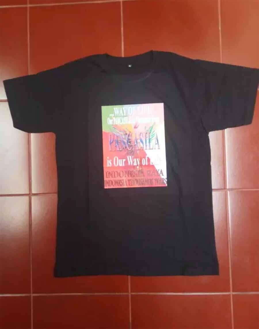 (Ready Stok) BUY 1 GET 2 - Kaos ttg Gus Dur + Kaos Pancasila is Our Way of Life