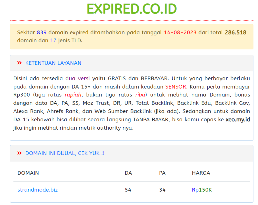 Berburu Aged Domain Dengan Segudang Backlink