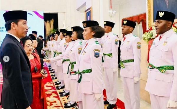 Lilly Wenda, Paskibraka Pembawa Baki Bendera di Istana Merdeka: Pelajar Inspiratif