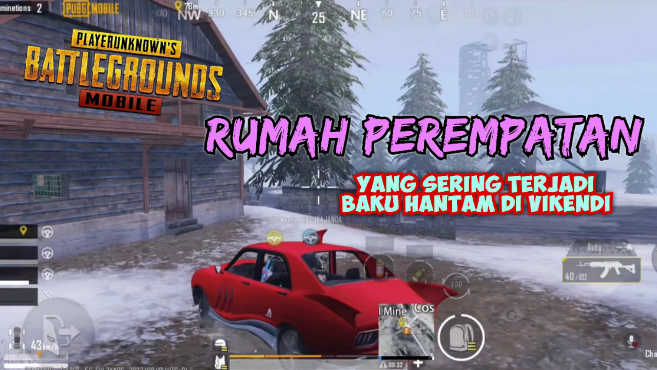 &#91;Video&#93; RUMAH PEREMPATAN YANG SERING TERJADI BAKU HANTAM DI VIKENDI - PUBG MOBILE