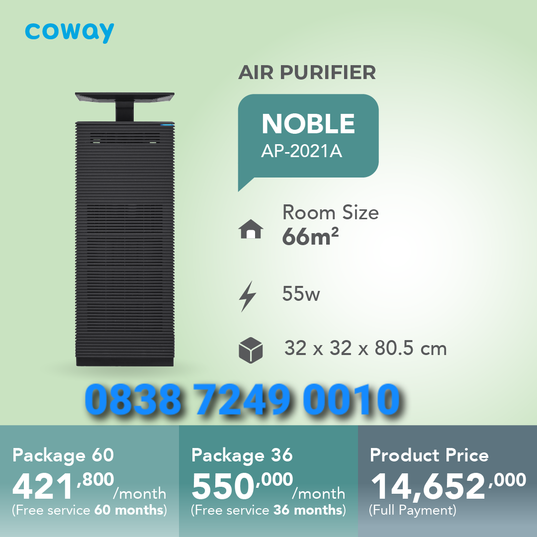 Alat Penyaring Udara 083872490010 Coway Noble Air Purifier