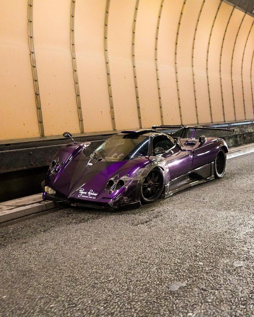 Tabrak Dinding Terowongan, Pagani Zonda 760 LH Senilai Rp 171 Miliar Ambyar 