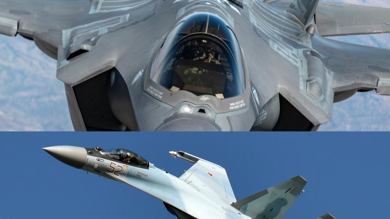 Semakin Memanas, Dua F-35 Pepet Dua Su-35 di Langit Suriah