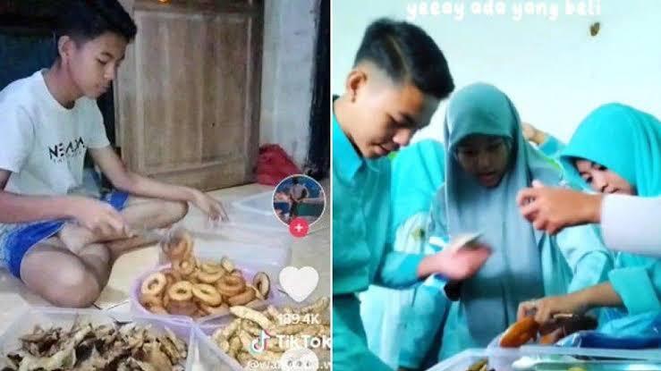 Viral Kisah Inspiratif! Derlin, Remaja SMA Pandeglang yang Jualan Kue di Sekolah