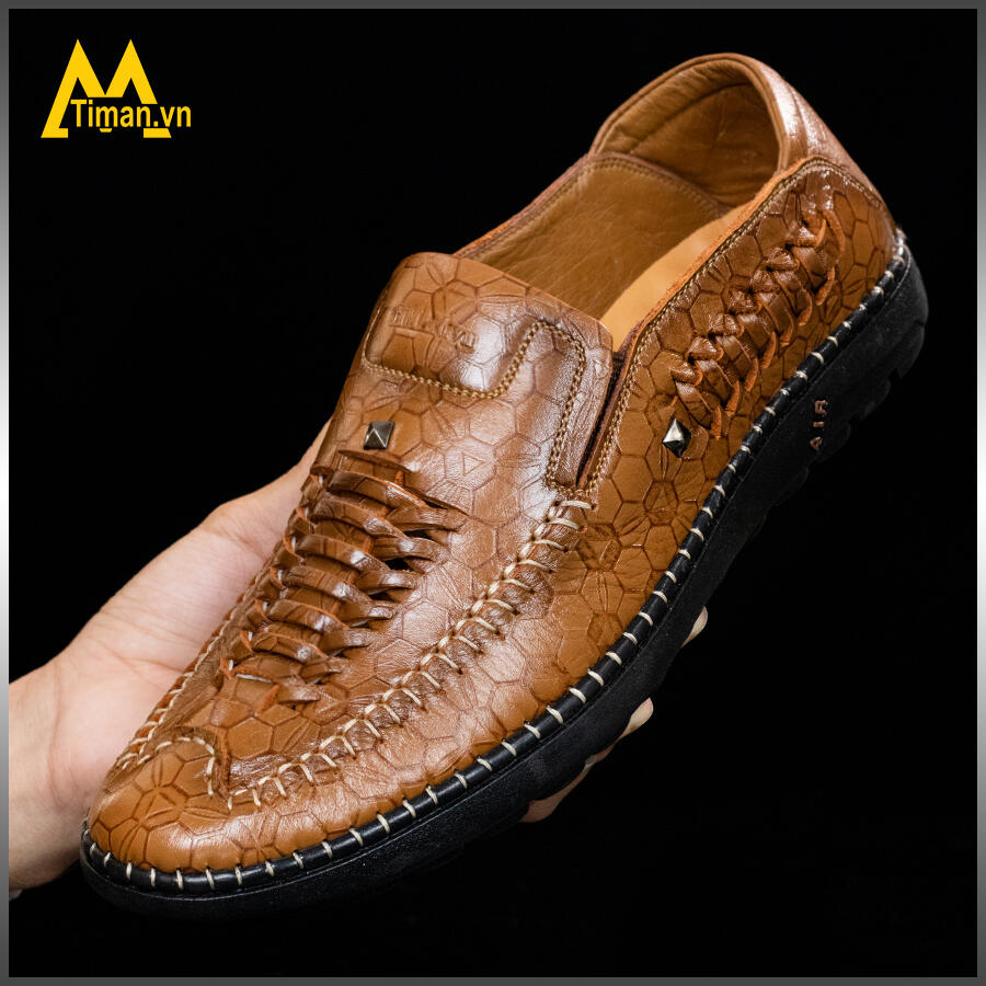 Giay slip on da nam: Nhung dieu ma cac quy ong chua biet