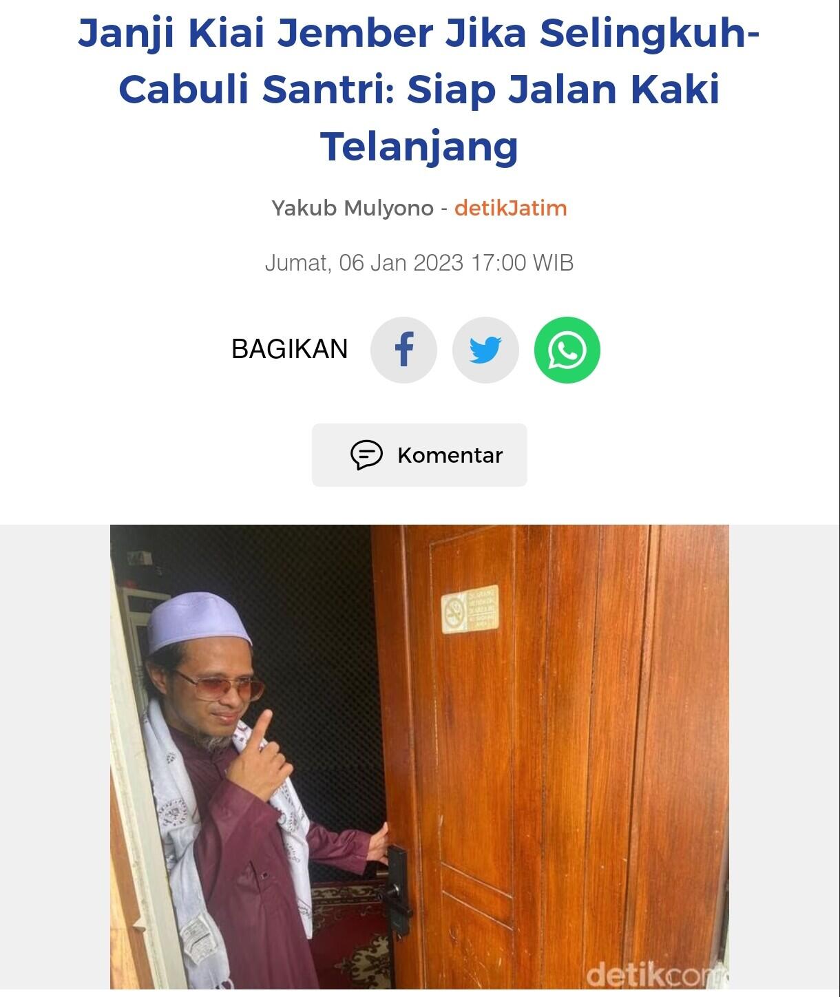 Kiai Fahim Mawardi Divonis 8 Tahun Penjara, Terbukti Cabuli Santriwati ...