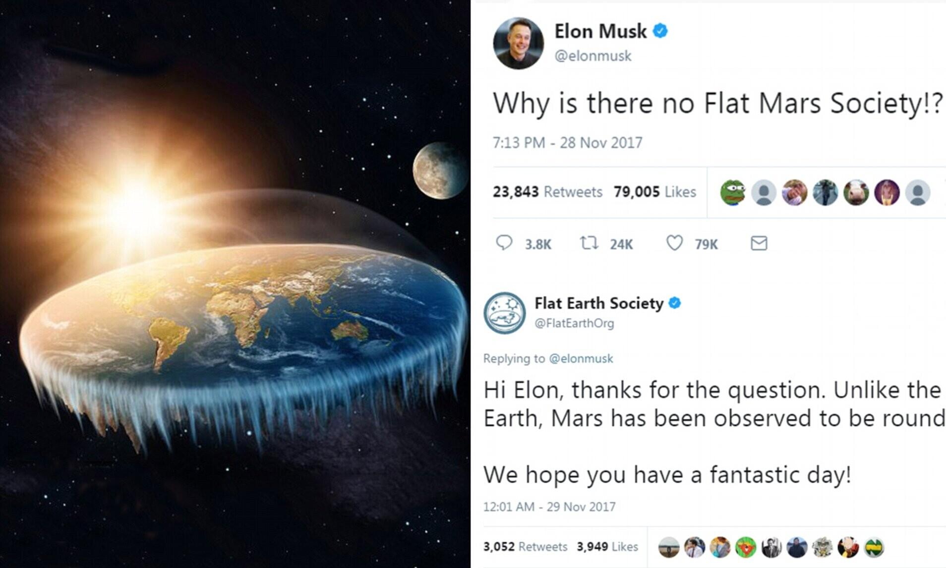 Elon Musk Sindir Kaum Bumi Datar dengan Tweet Sarkastik &#91;Kompetisi KGPT&#93;