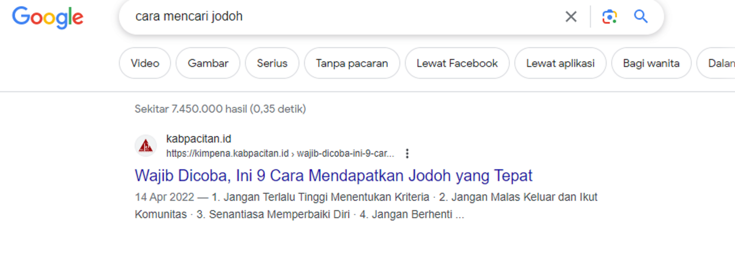 Pernah Coba Cari Ini? Masalah Hidup Yang Jawabannya Ada di Google