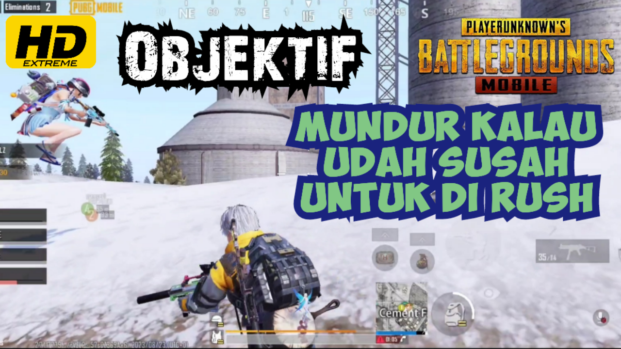&#91;Video&#93; OBJEKTIF, MUNDUR KALAU UDAH SUSAH UNTUK DI RUSH - PUBG MOBILE