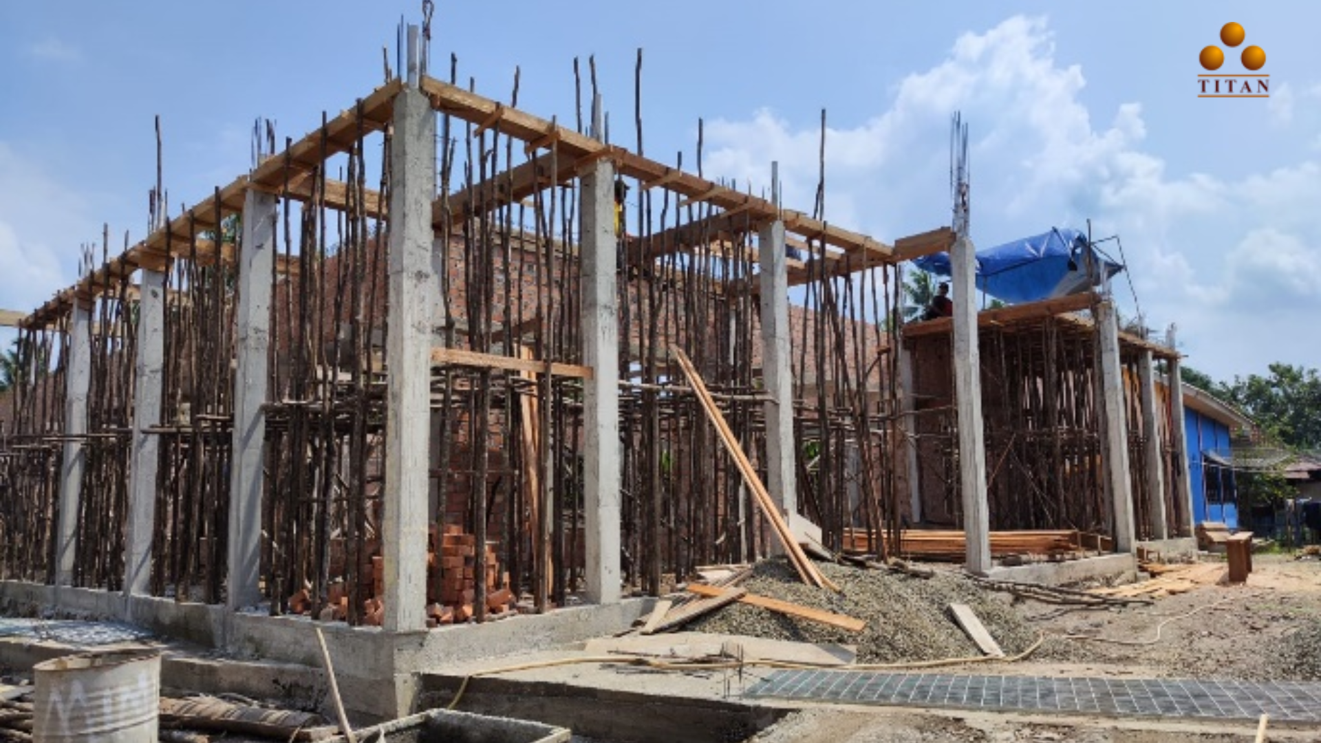 PT. Banjarsari Pribumi Bantu Pembangunan Masjid Raudhatul Ubbudiyah di Banjar Sari