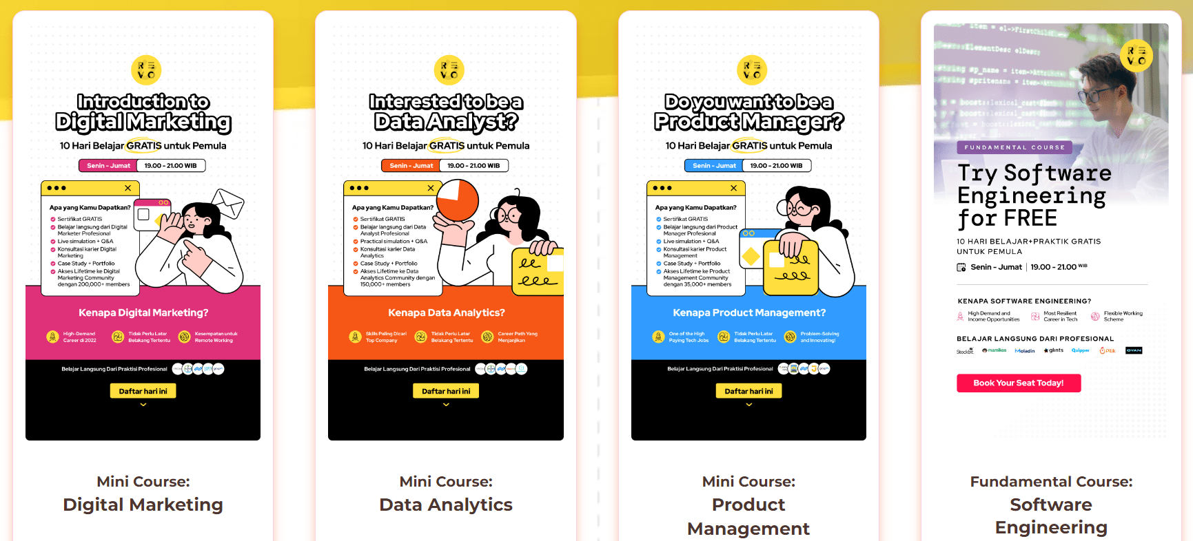 Ikuti Kursus Gratis Dari RevoU - Sulut Infotech
