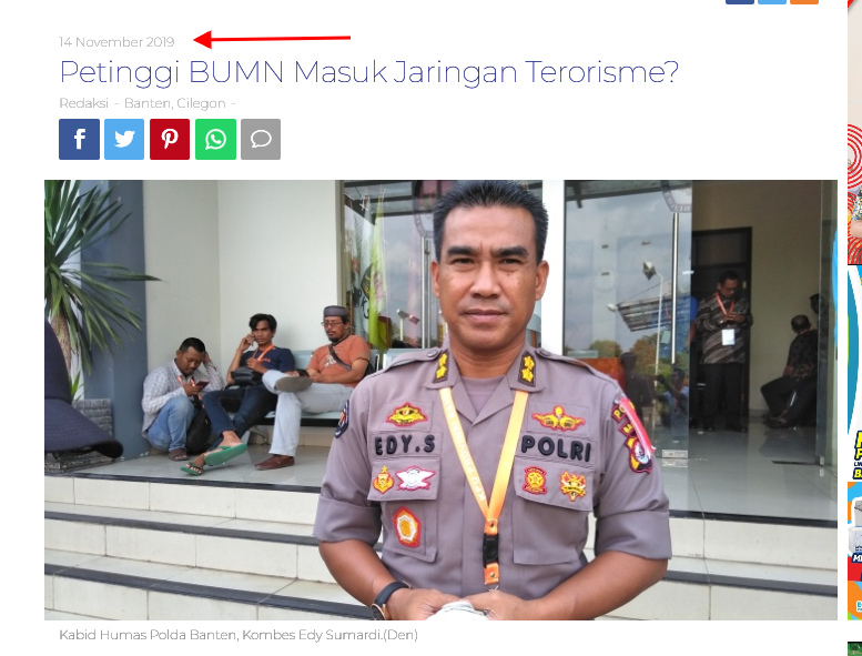 Kasus Terorisme di BUMN, Edukasi Terorisme Harus Dikuatkan