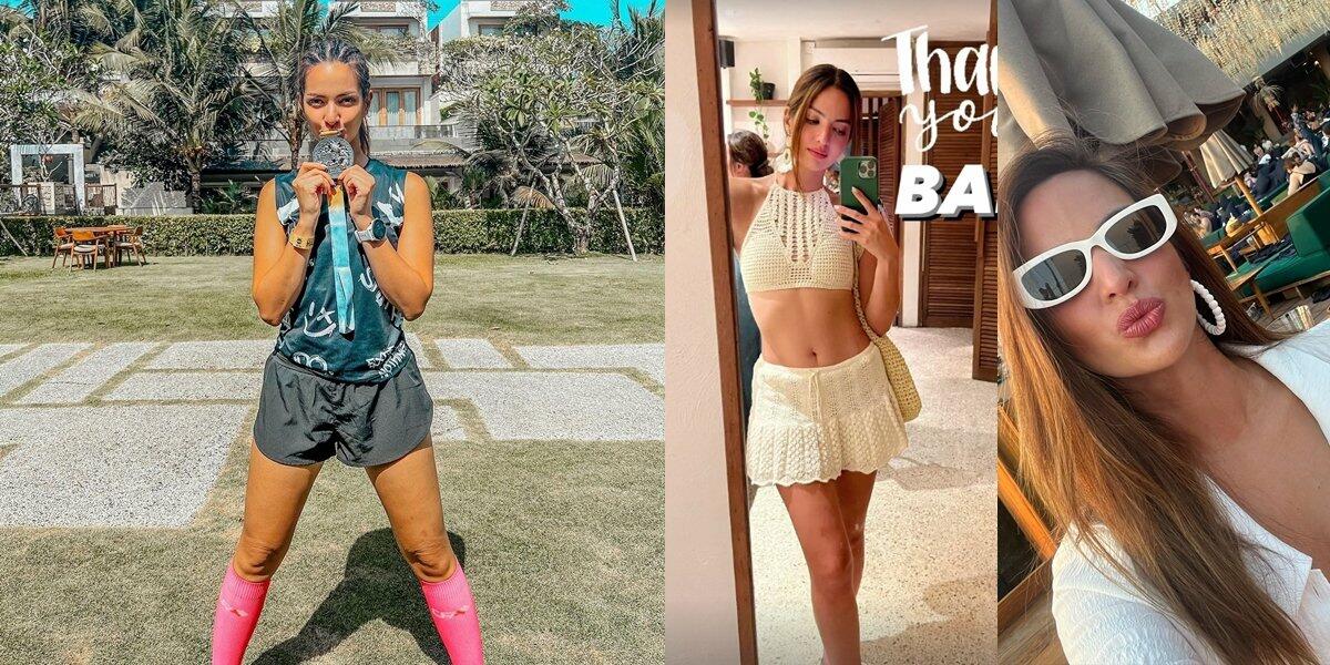 Inspiratif! 10 Potret Nia Ramadhani Mengikuti Half Marathon di Bali, Kayak Boneka