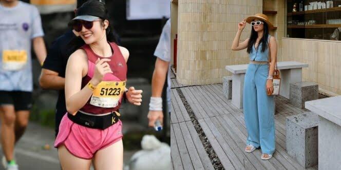 Inspiratif! 10 Potret Nia Ramadhani Mengikuti Half Marathon di Bali, Kayak Boneka