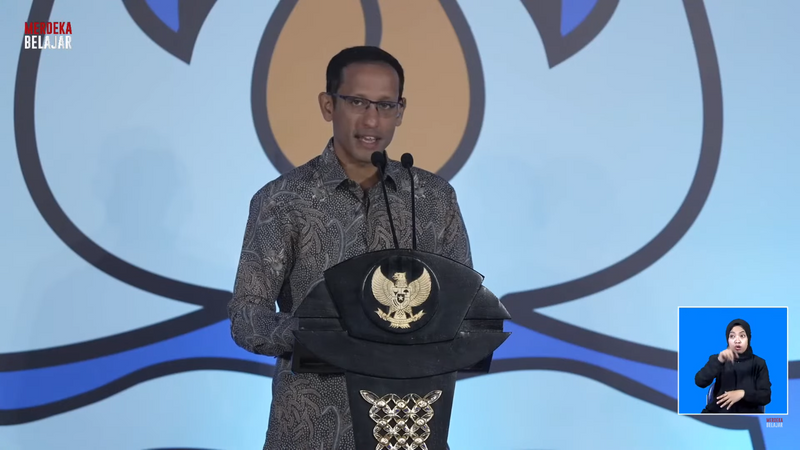 Nadiem Luncurkan Kebijakan Standar Kompetensi Lulusan