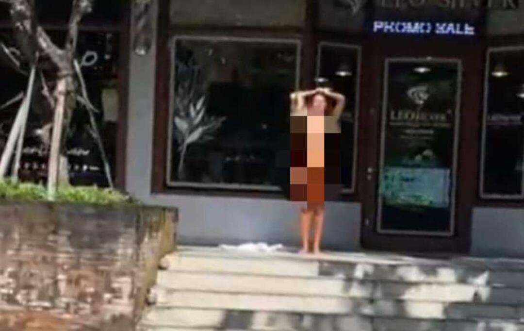 Kembali Viral Bule Tanpa Busana Berkeliaran di Bali