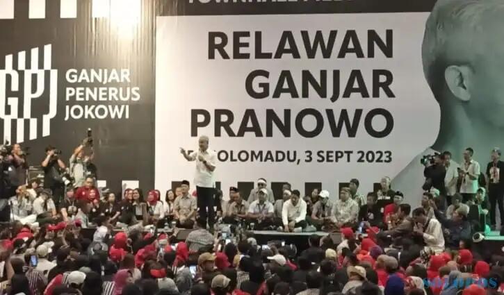 Ganjar Sindir Relawan, Gibran Pastikan Relawan yang Datang Dukung Ganjar


