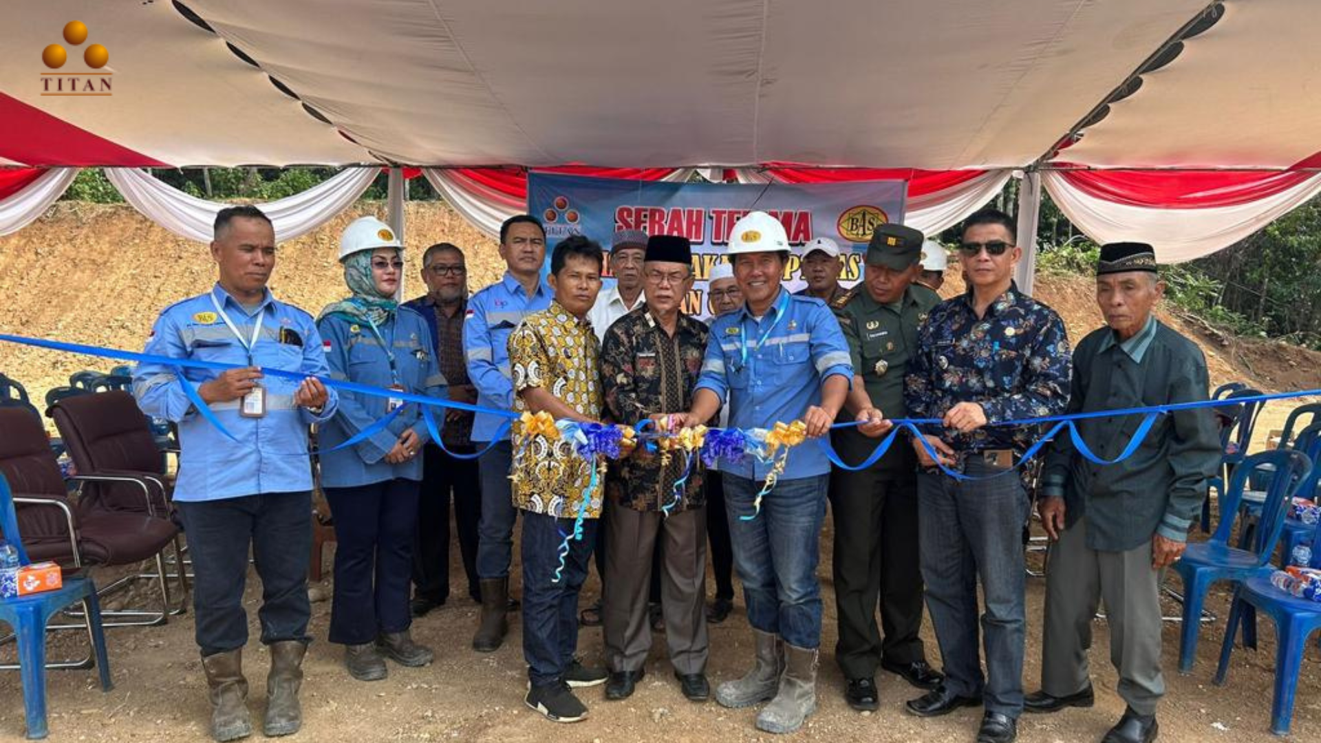 Hibah Lahan Pemakaman oleh PT. Bara Anugrah Sejahtera (Titan Group) untuk Masyarakat