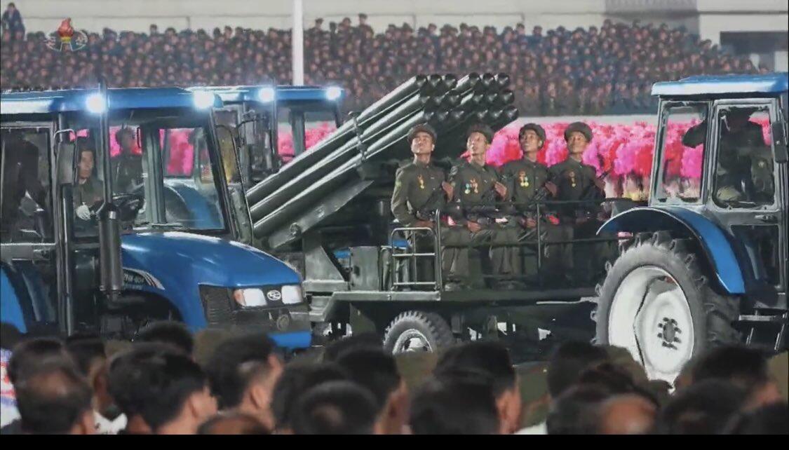Siap Perang, Korea Utara Meyulap Truk Sipil dan Traktor Menjadi Peluncur Roket
