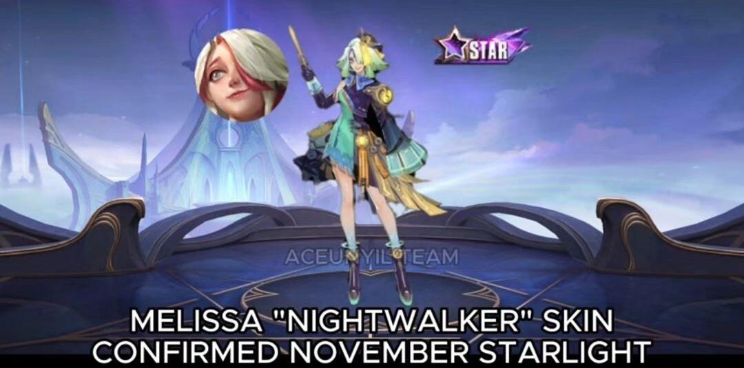 Keren Abis! Inilah Bocoran Skin Starlight Melissa November 2023