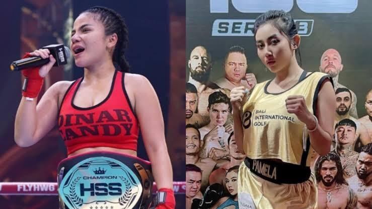 Olahraga Tinju Artis, Pamela Safitri Harus Kalah Melawan Dinar Candy