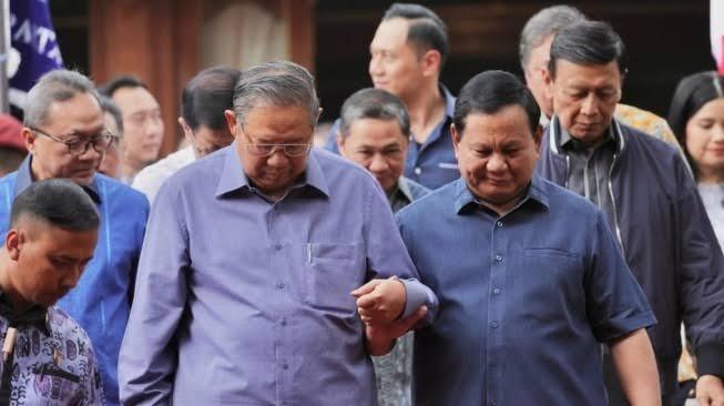 Pertemuan Tertutup SBY dan Prabowo di Hambalang, Demokrat Gabung KIM?