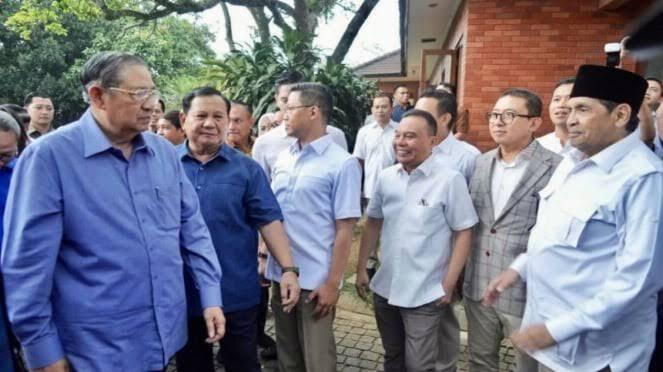 Pertemuan Tertutup SBY dan Prabowo di Hambalang, Demokrat Gabung KIM?