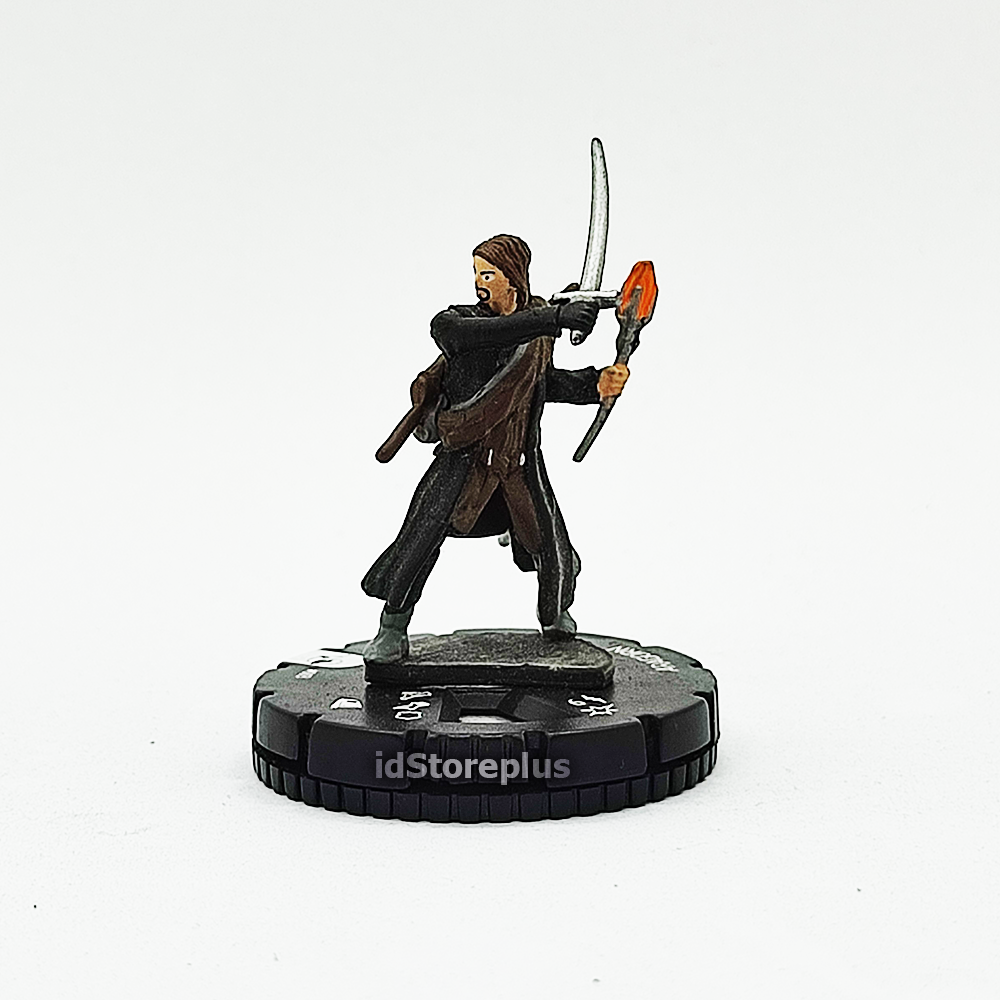 Mainan Miniatur Aragorn 003 Lord of the Rings Heroclix Wizkids Miniatures Neca Toys