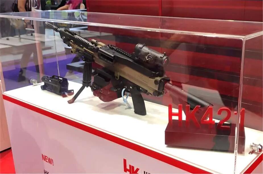 DSEI 2023: Heckler &amp; Koch Perkenalkan Senapan Mesin Terbaru Bernama HK 421