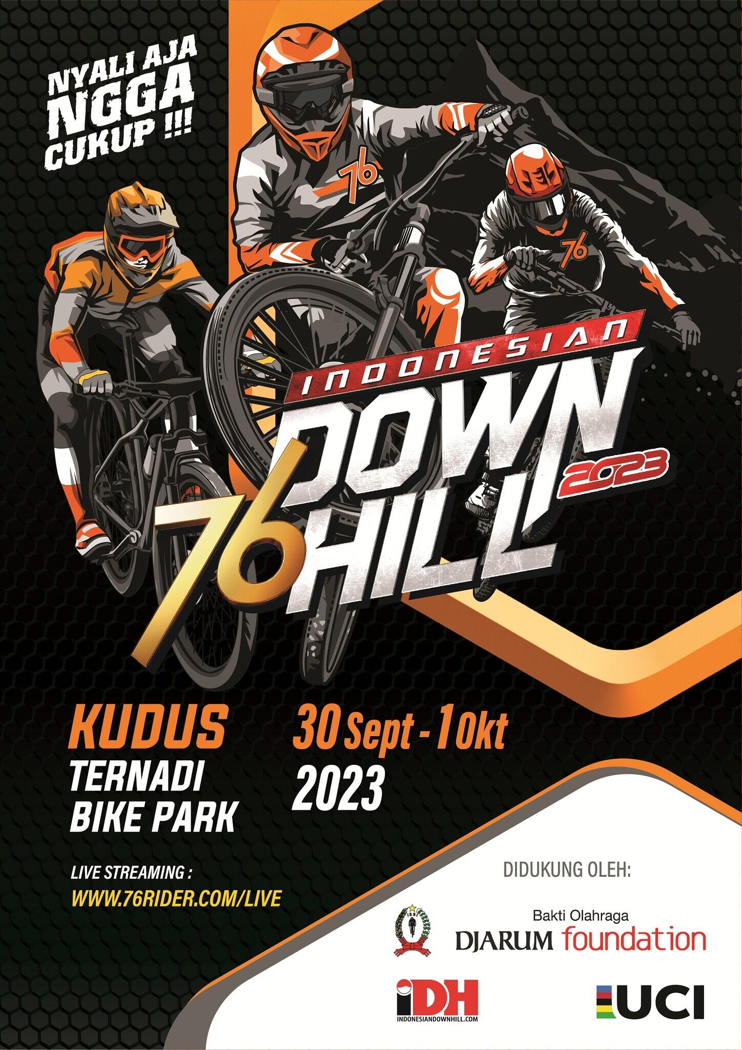 Para Downhiller Siap Bersaing di Kejuaraan Balap Sepeda 76 Indonesian Downhill 2023