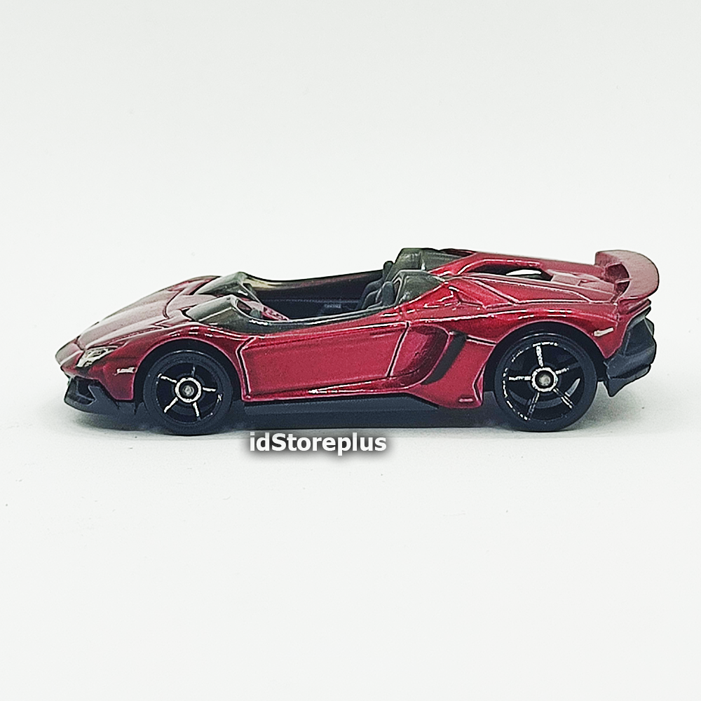 Hot Wheels Lamborghini Aventador J Metalflake Dark Red HW Showroom HW All Stars